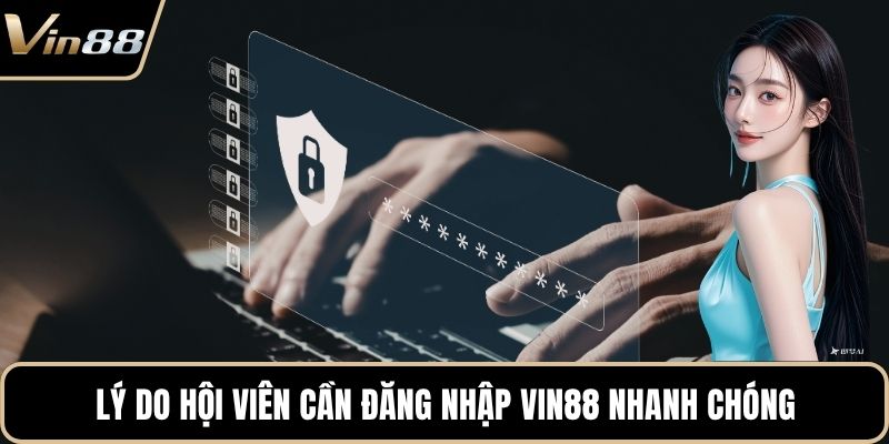 Lý do hội viên cần đăng nhập VIN88 nhanh chóng