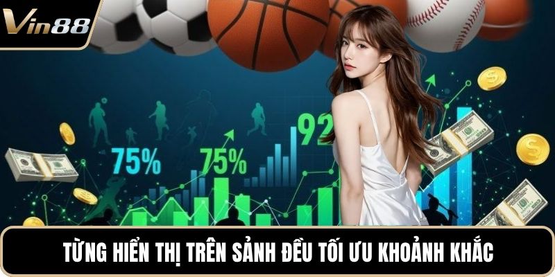 Từng hiển thị trên sảnh đều tối ưu khoảnh khắc